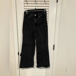 H&M Women’s High Rise Wide Leg Jeans Size 4
